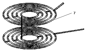 Split bin type reaction furnace applicable to salting-out processes