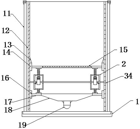 Dry and wet garbage separation sanitation box