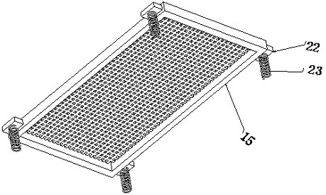 Dry and wet garbage separation sanitation box