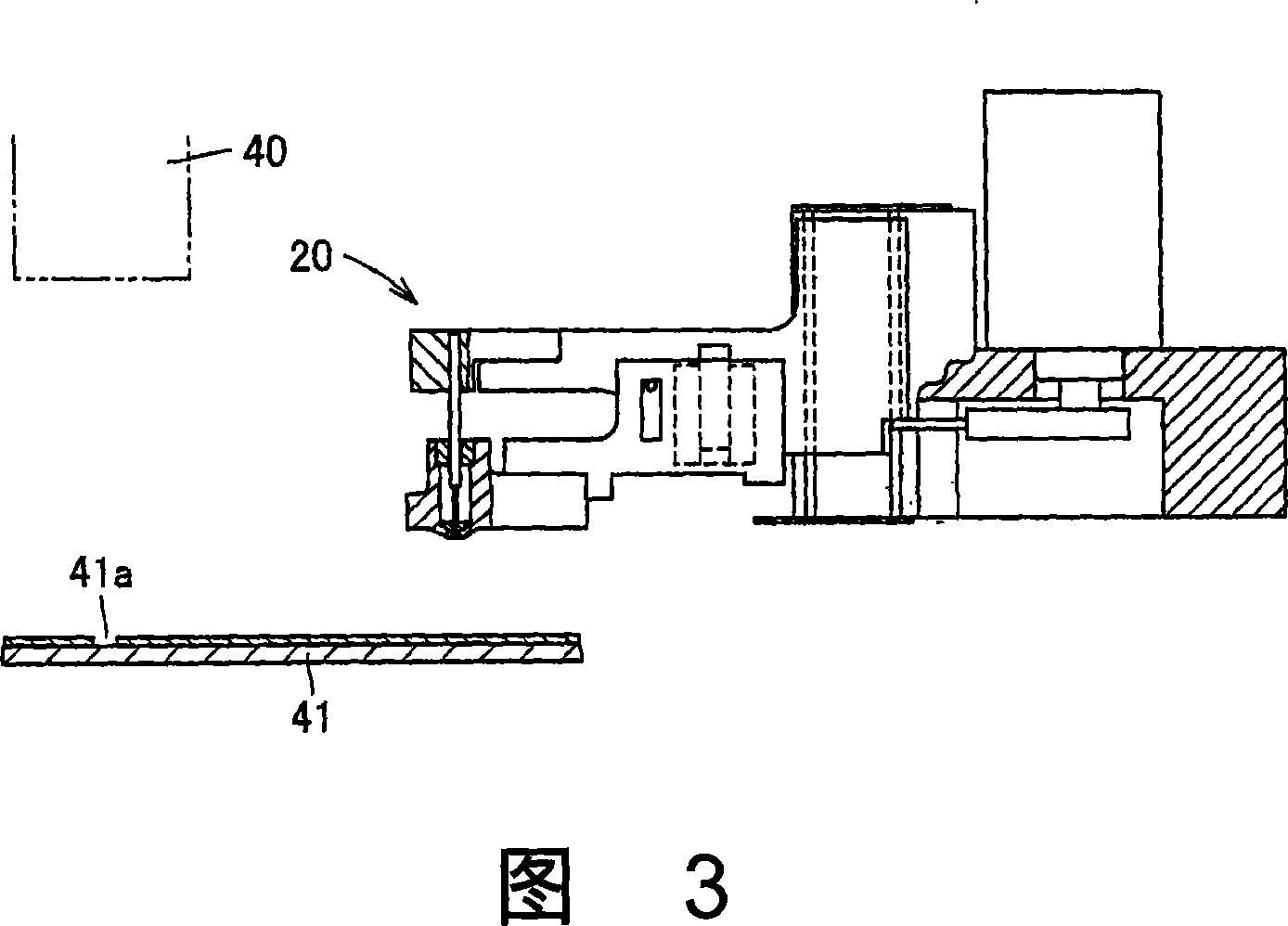 Image correction device and coating unit thereof