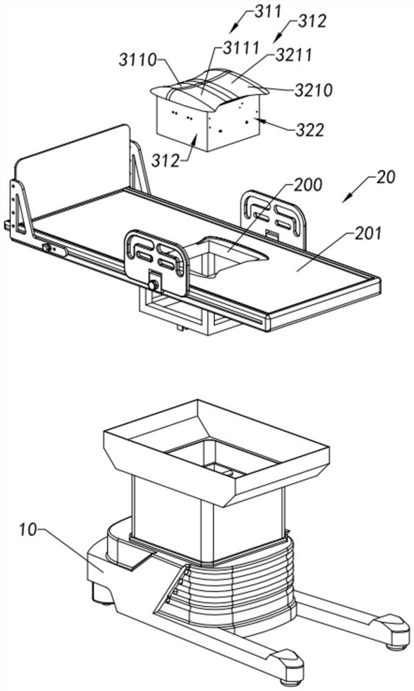 Double-module rejecting device