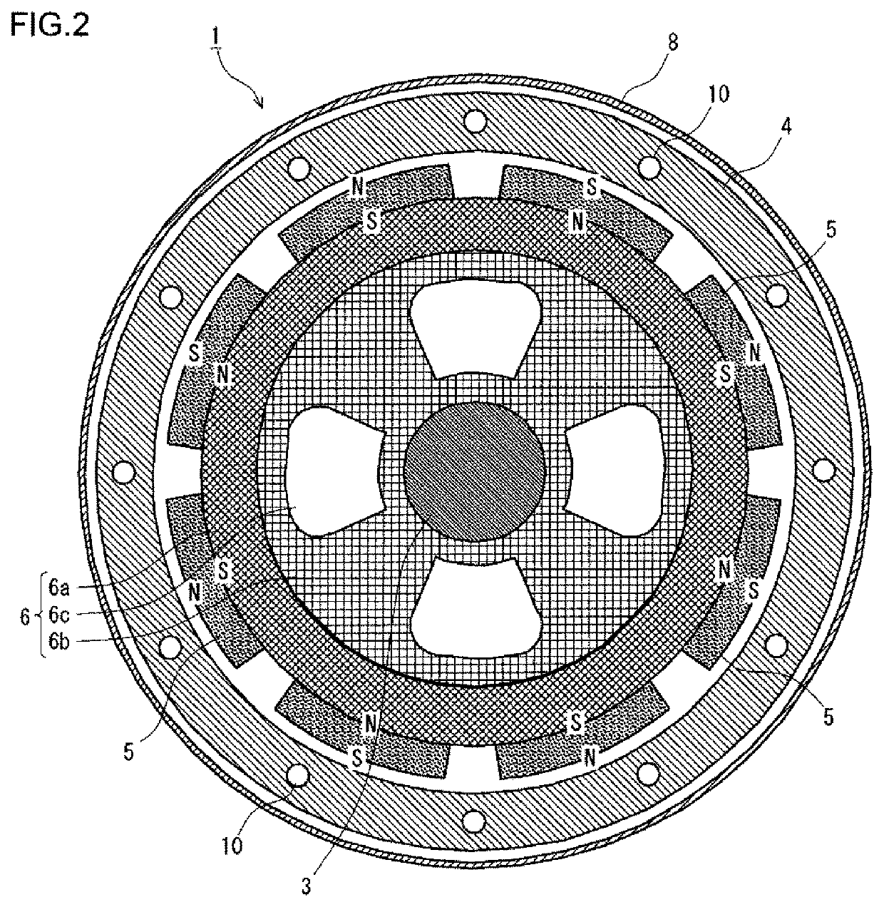 Eddy current heat generating apparatus