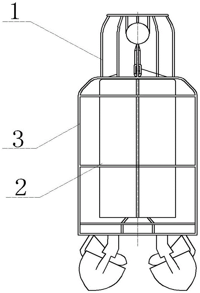 Retrieving method for low-level waste in waste pit