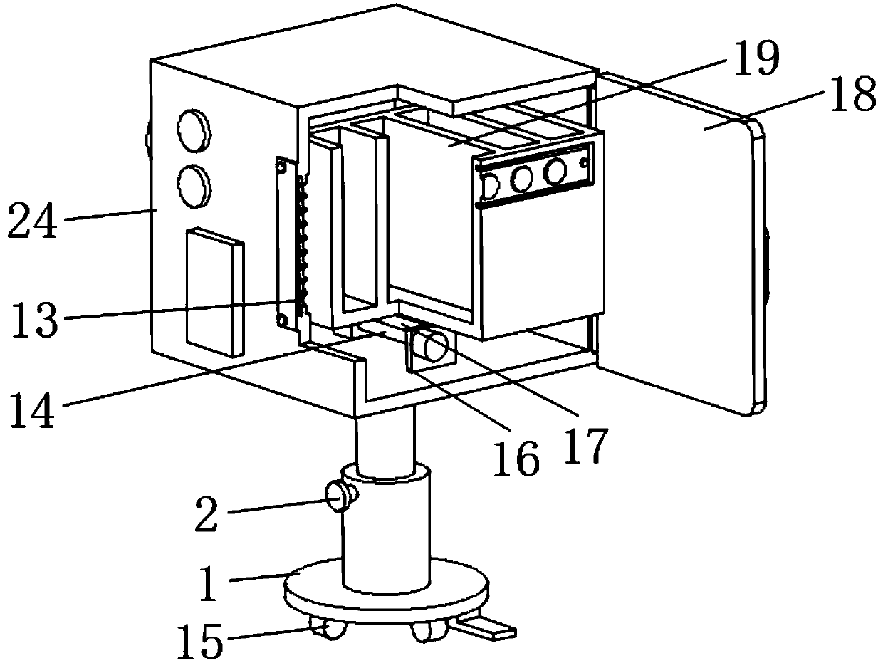 Practical image department polished section storage device