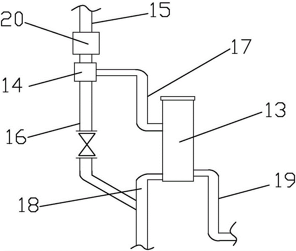 System for collecting, storing and recycling roof rainwater and mounting method thereof