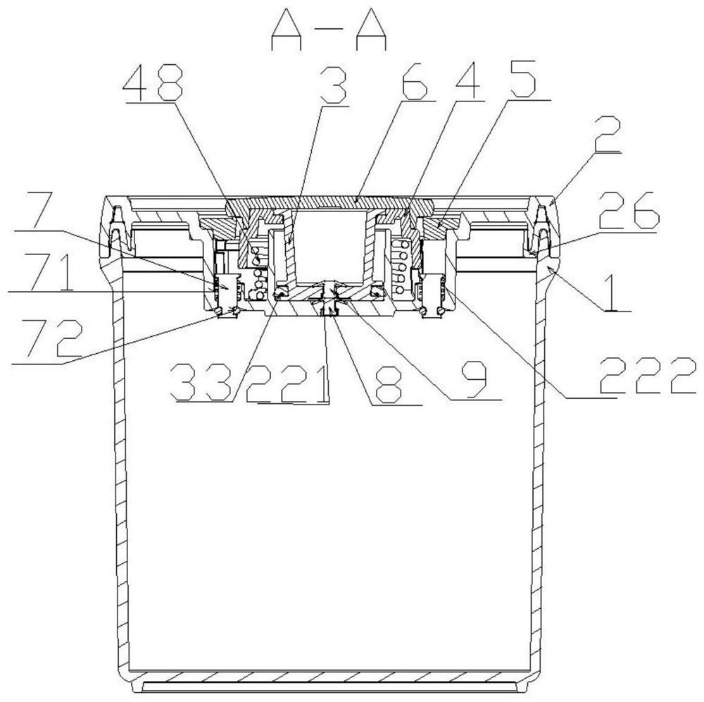 Vacuumizing device and vacuumizing container