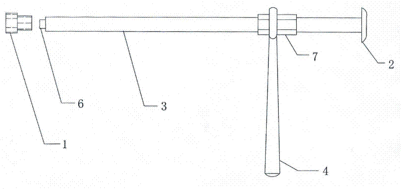 Outer hexagonal socket screwing tool