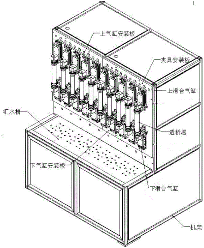 A fiber membrane dehydrator for dialyzer and dehydration process