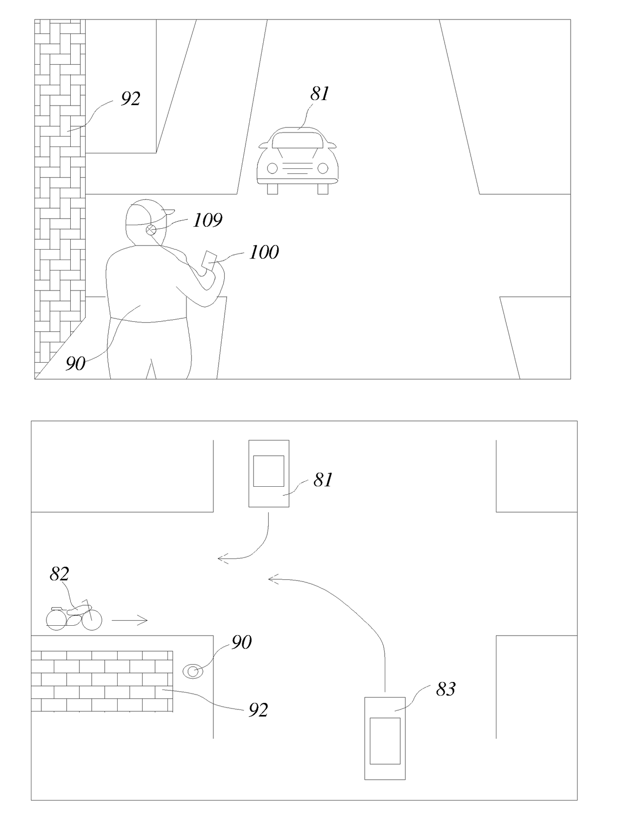 Traffic control using sound signals