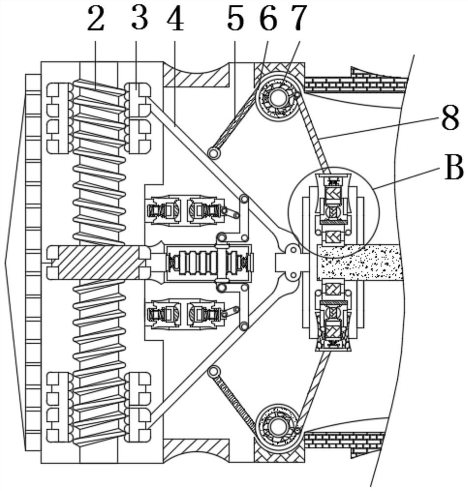 Energy-saving tension detection auxiliary equipment for communication cable production