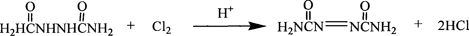 Method for recovery utilization of mother solution hydrochloric acid for ADC foaming agent production