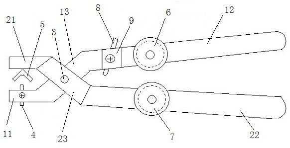 Portable secondary cable stripping knife