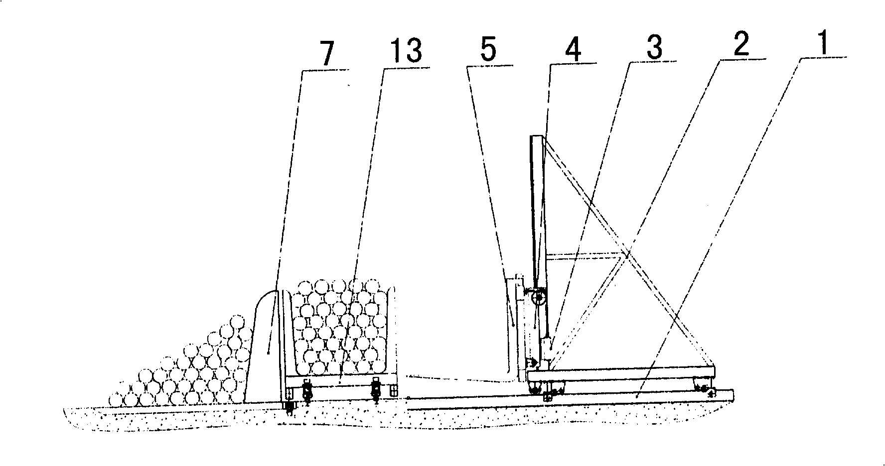 Unloading system and radiation processing system having same