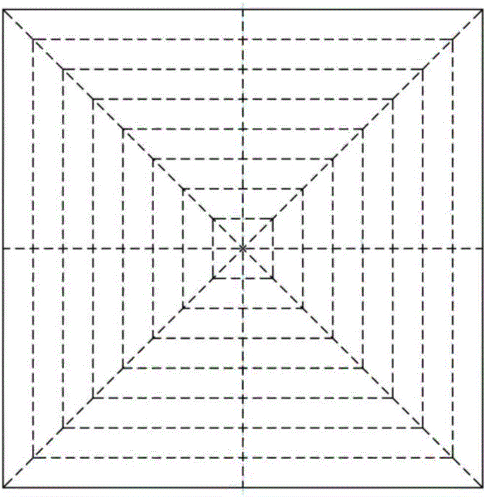 Solar-sail spacecraft structure provided with distributed satellites for traction