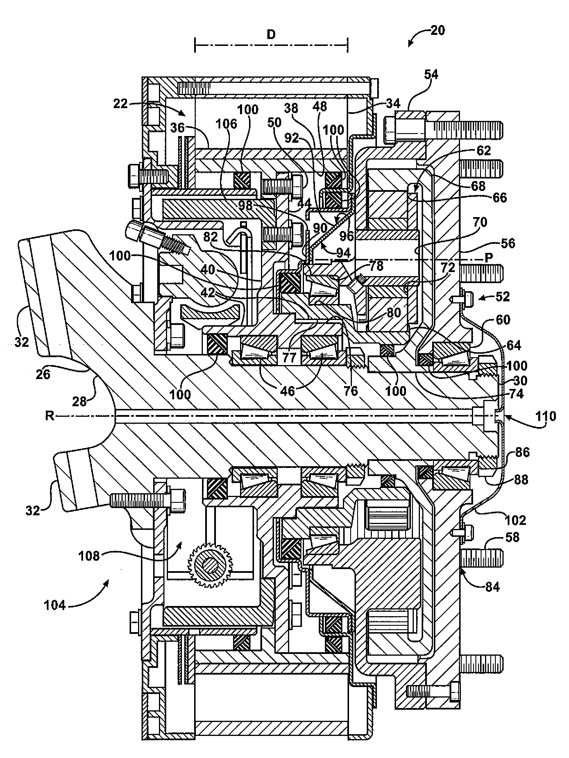 Wheel assembly with integral electric motor