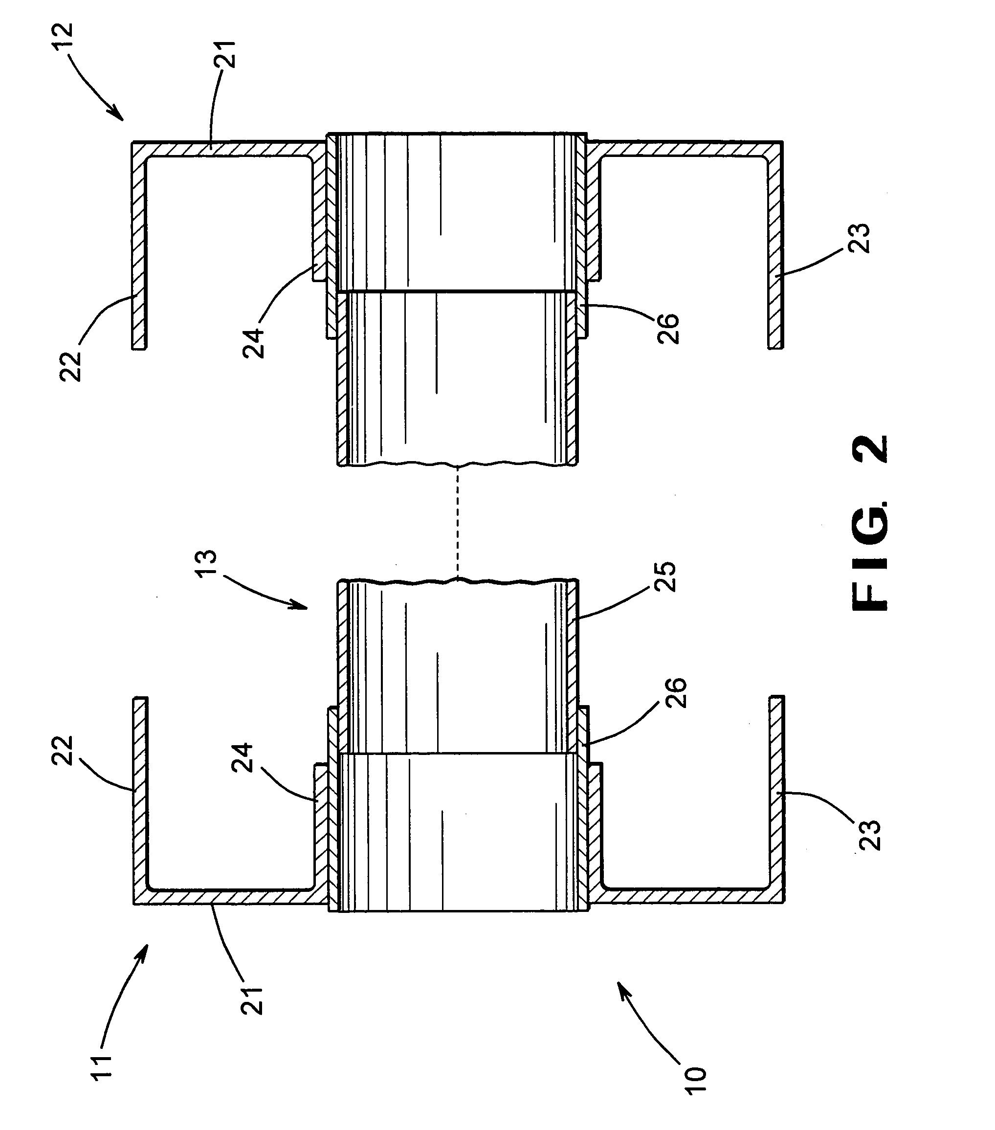 Bi-metallic structural component for vehicle frame assembly