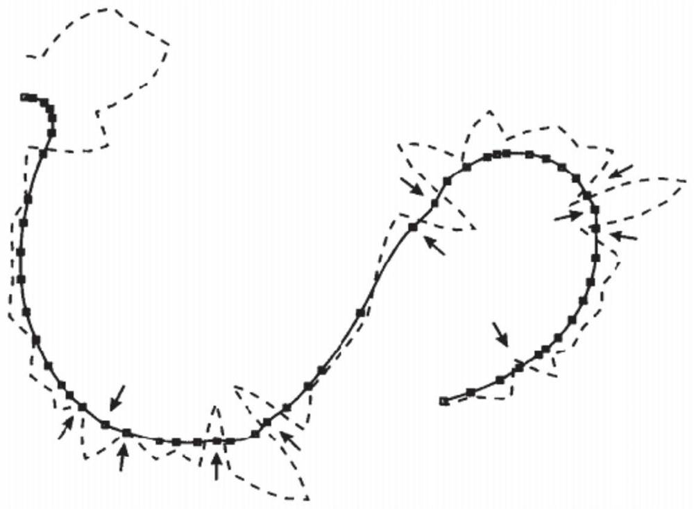 B-spline surface fitting method and device based on dense point cloud