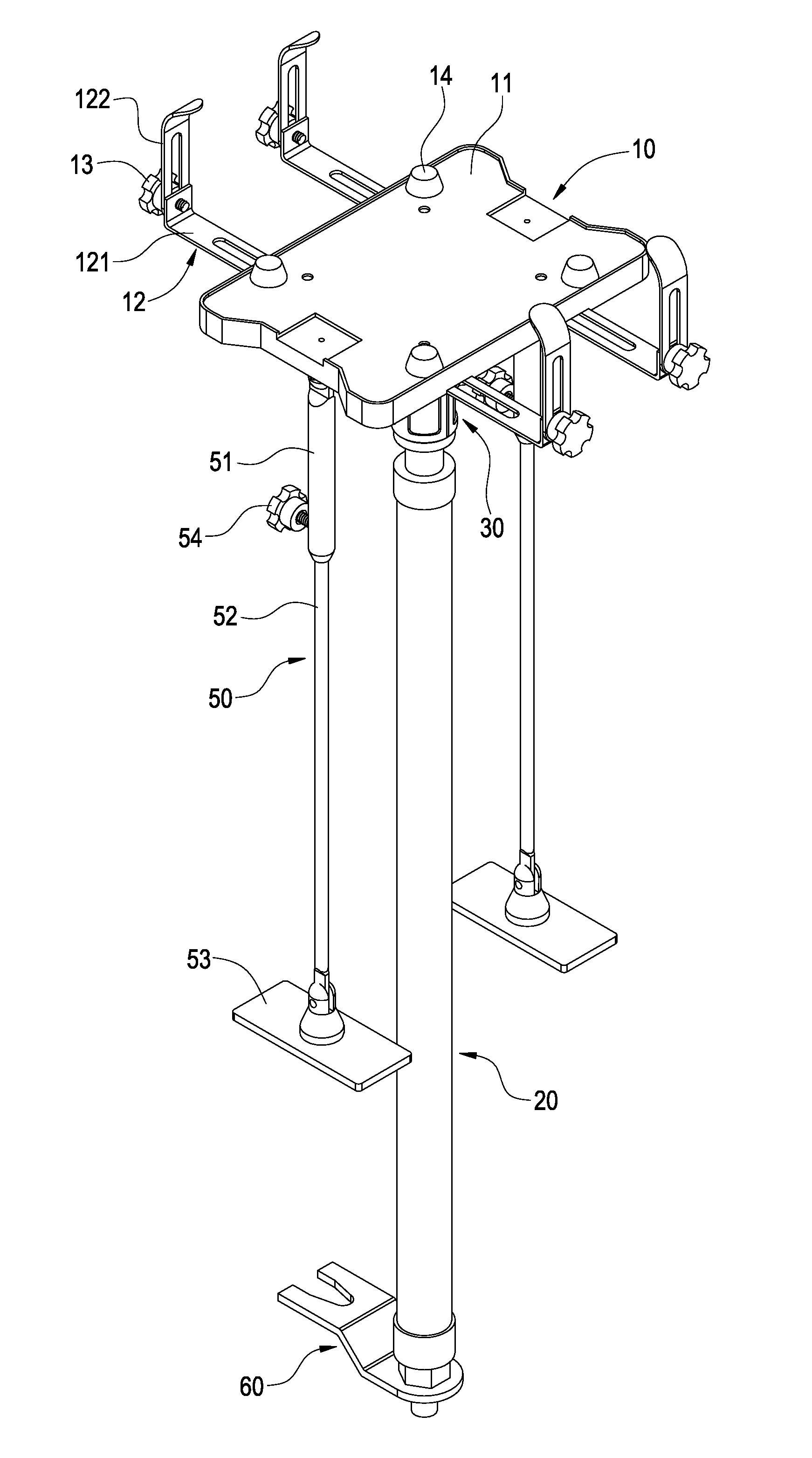 Carrying apparatus for automobile portable electronic device