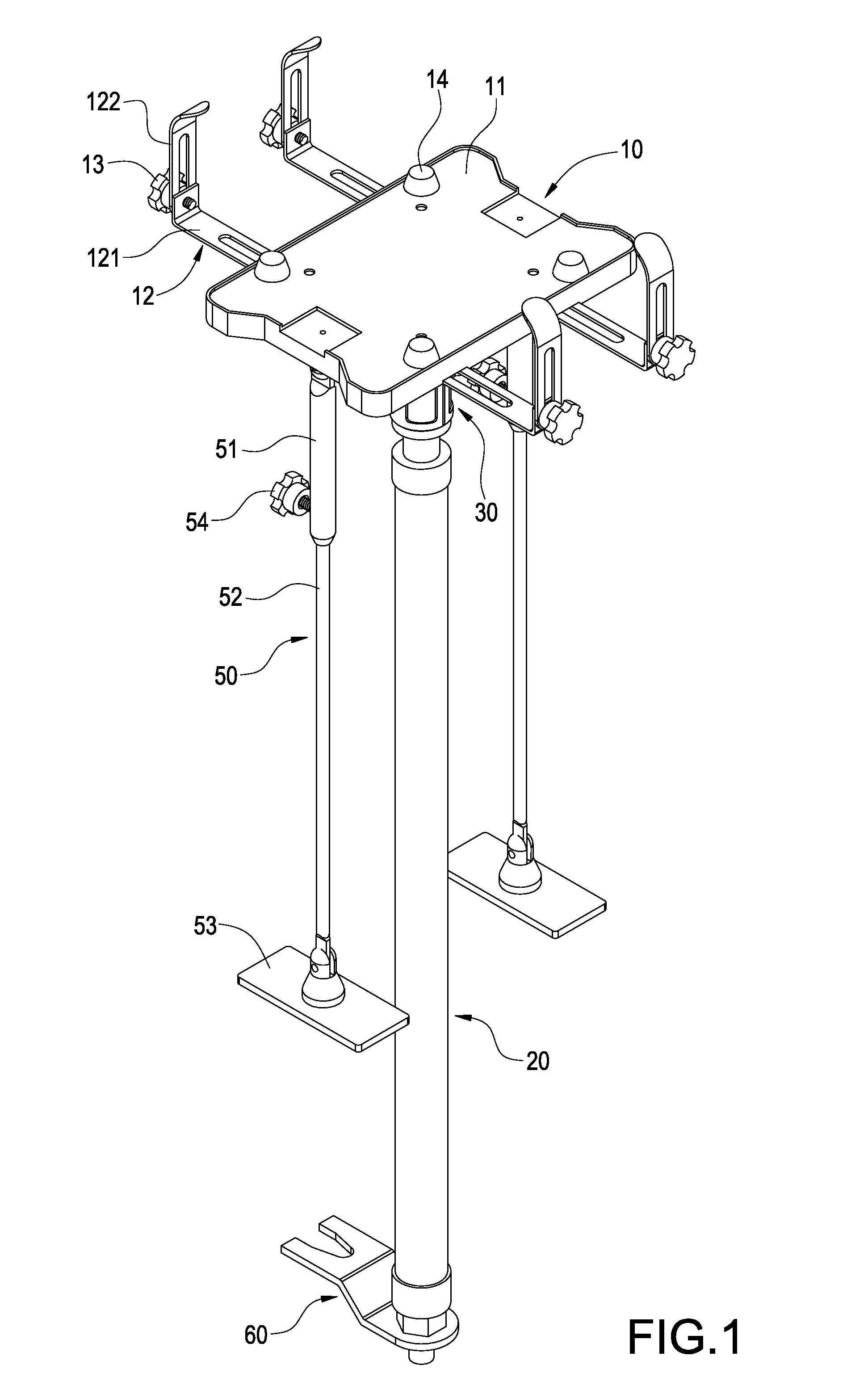 Carrying apparatus for automobile portable electronic device