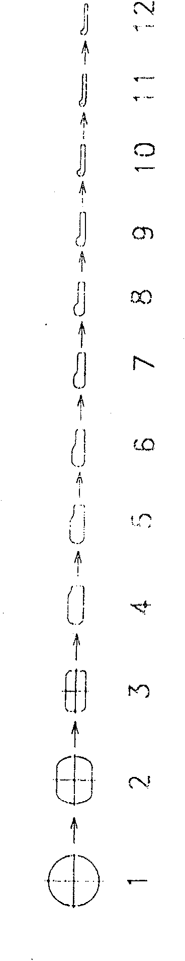 Process and equipment for formation of low-plasticity nonferrous metal shaped wire