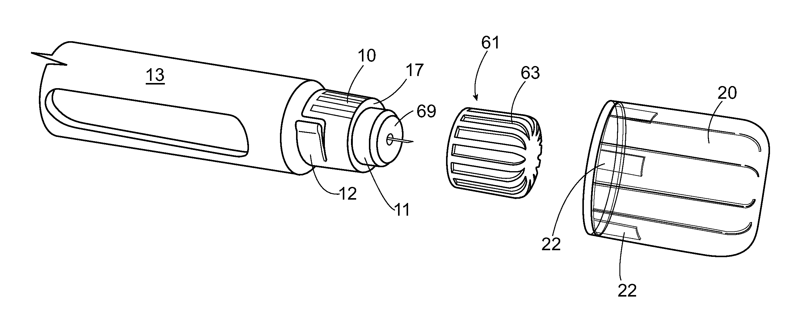 Pen Needle Attachment Mechanisms