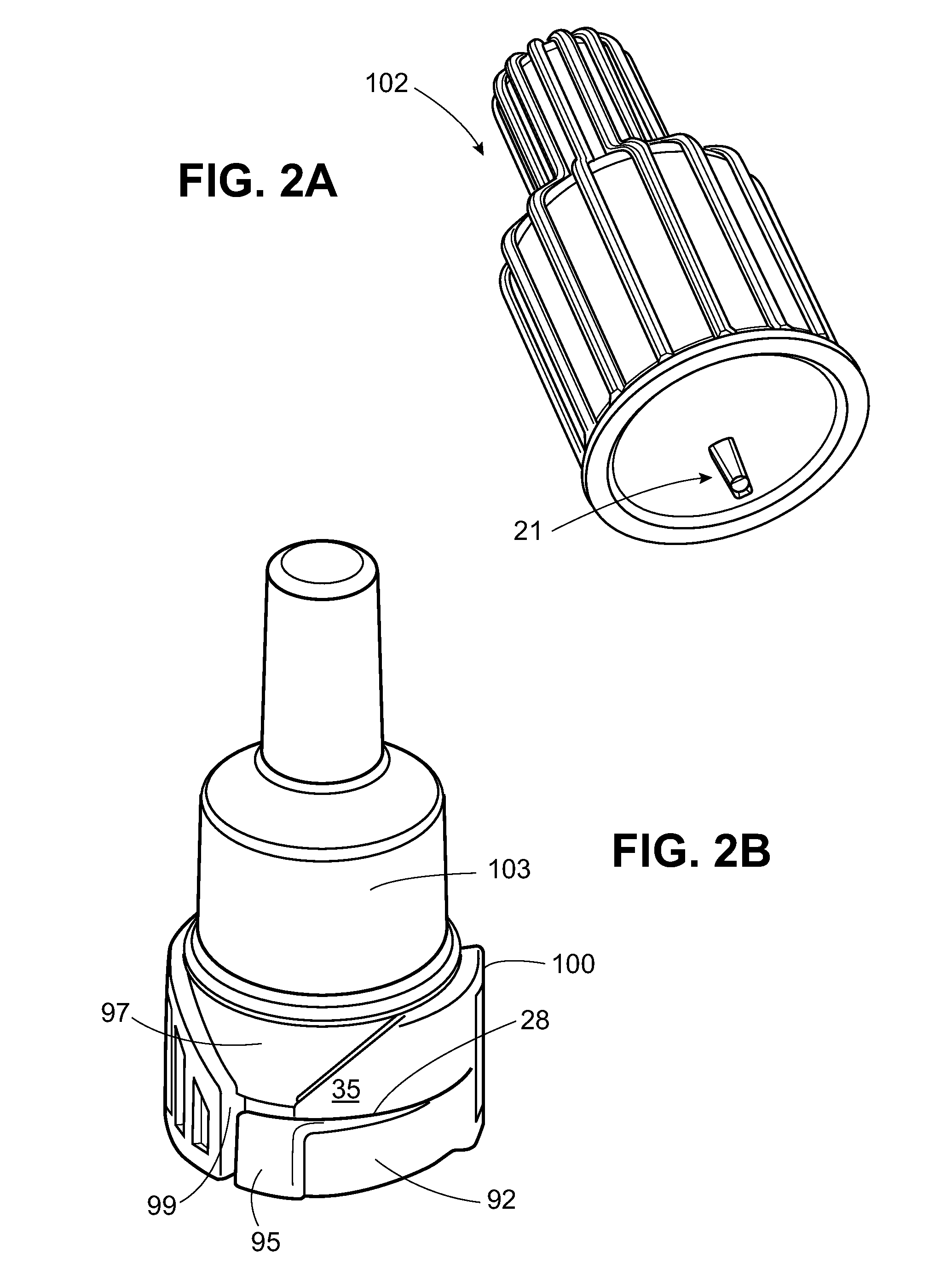 Pen Needle Attachment Mechanisms