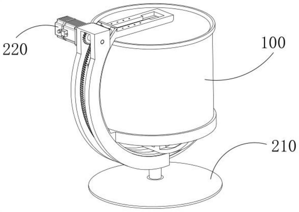 Different direction stirring and mixing method of chemical raw materials