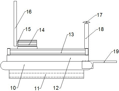 Conveying and transporting device for heavy and fragile parcels