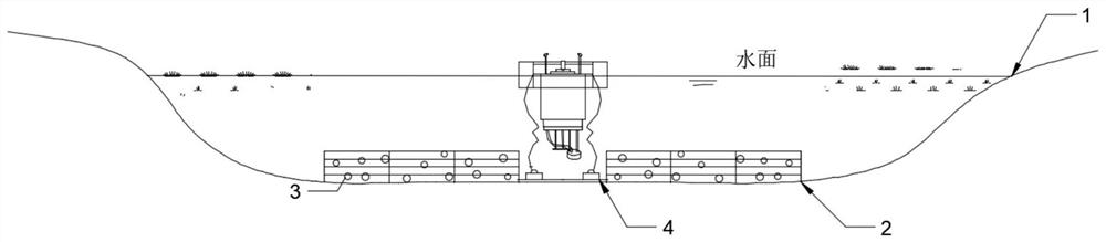 An ecological restoration system for regenerated water of sewage treatment plants for ecological replenishment of rivers and lakes