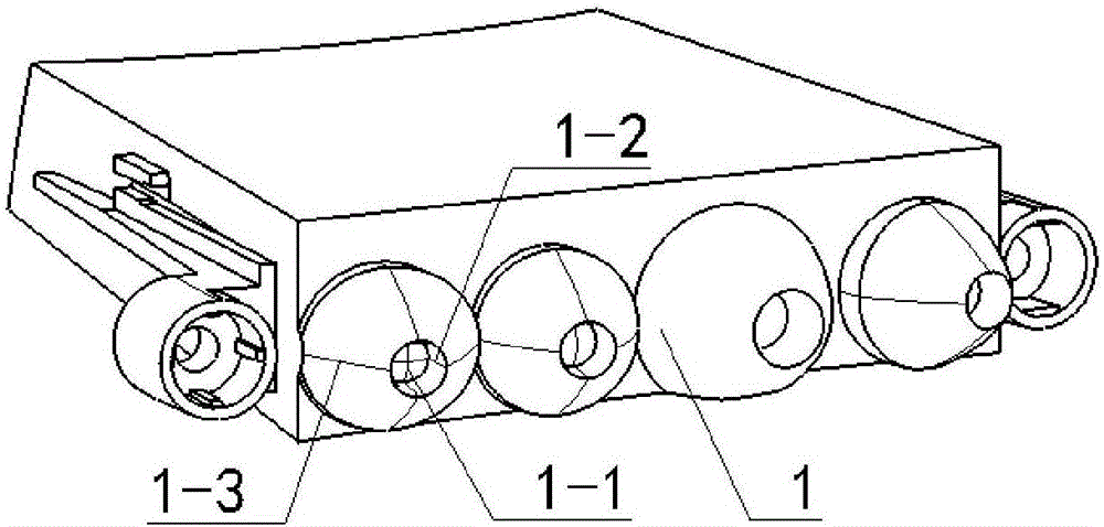 Optical collector for automotive dipped headlight module