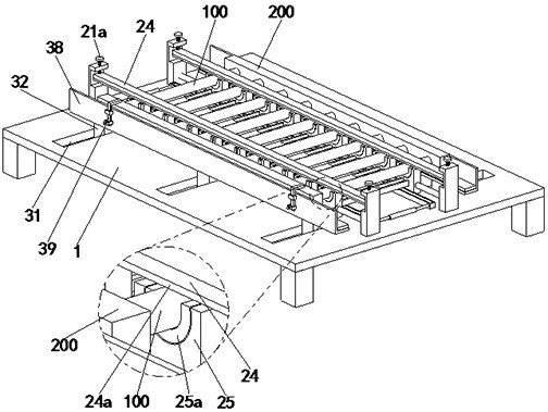 Welding tool clamp for manufacturing grid type guardrails