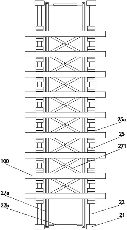 Welding tool clamp for manufacturing grid type guardrails