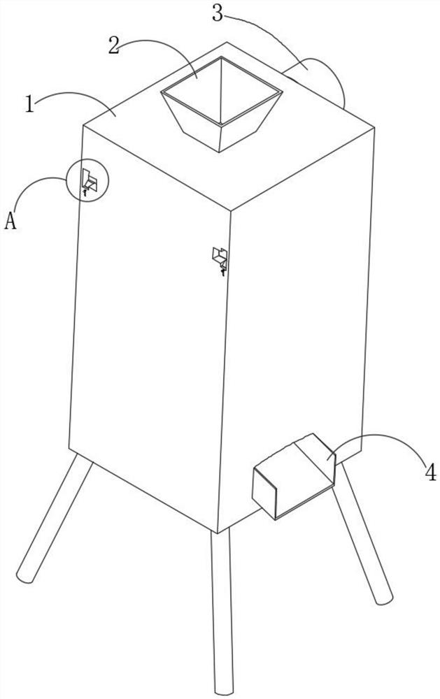 Tea oil seed crushing device for tea oil production