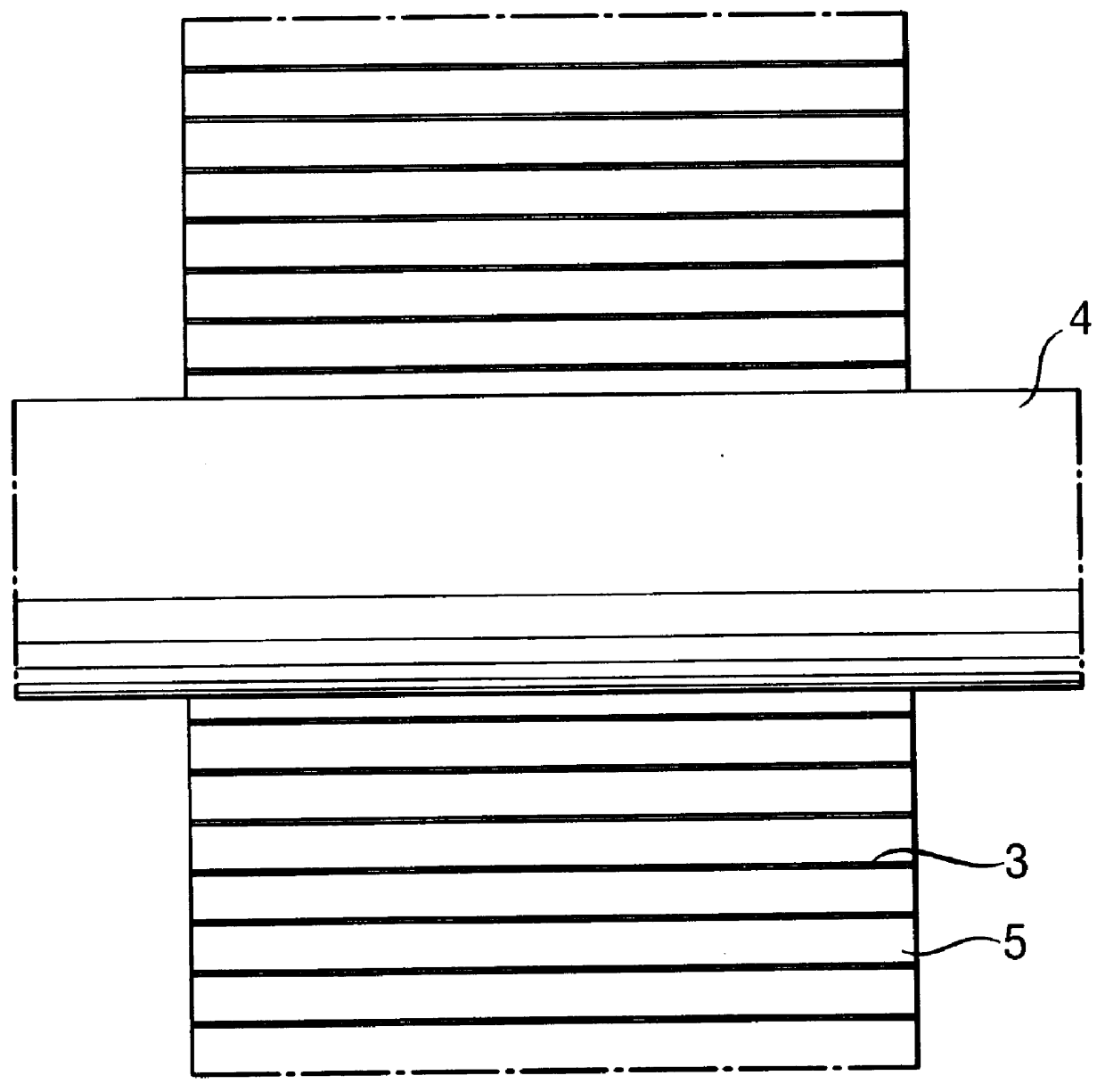 Panel-shaped, evacuated molded element, method of thermal insulation and use of the molded element