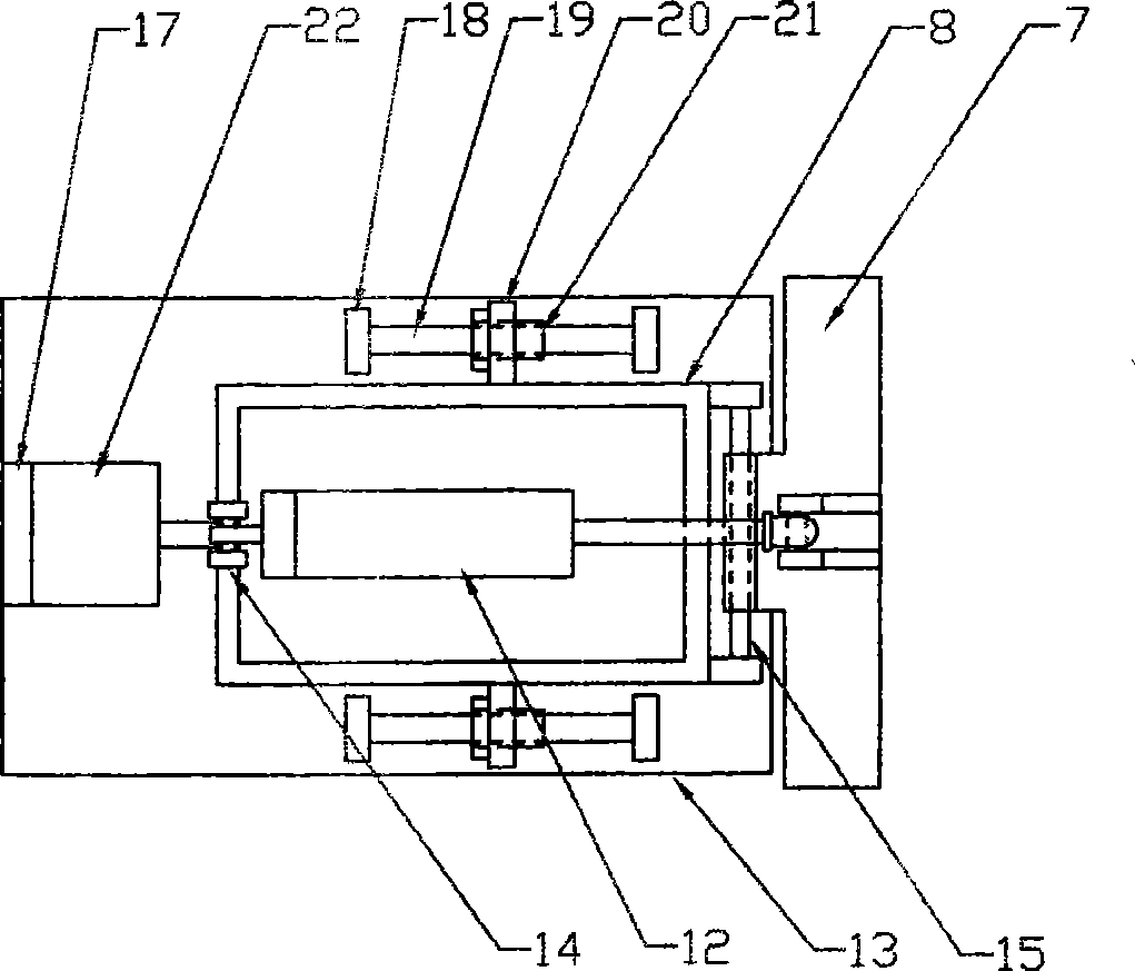 Bag slitting and clamping device of full automatic packaging device