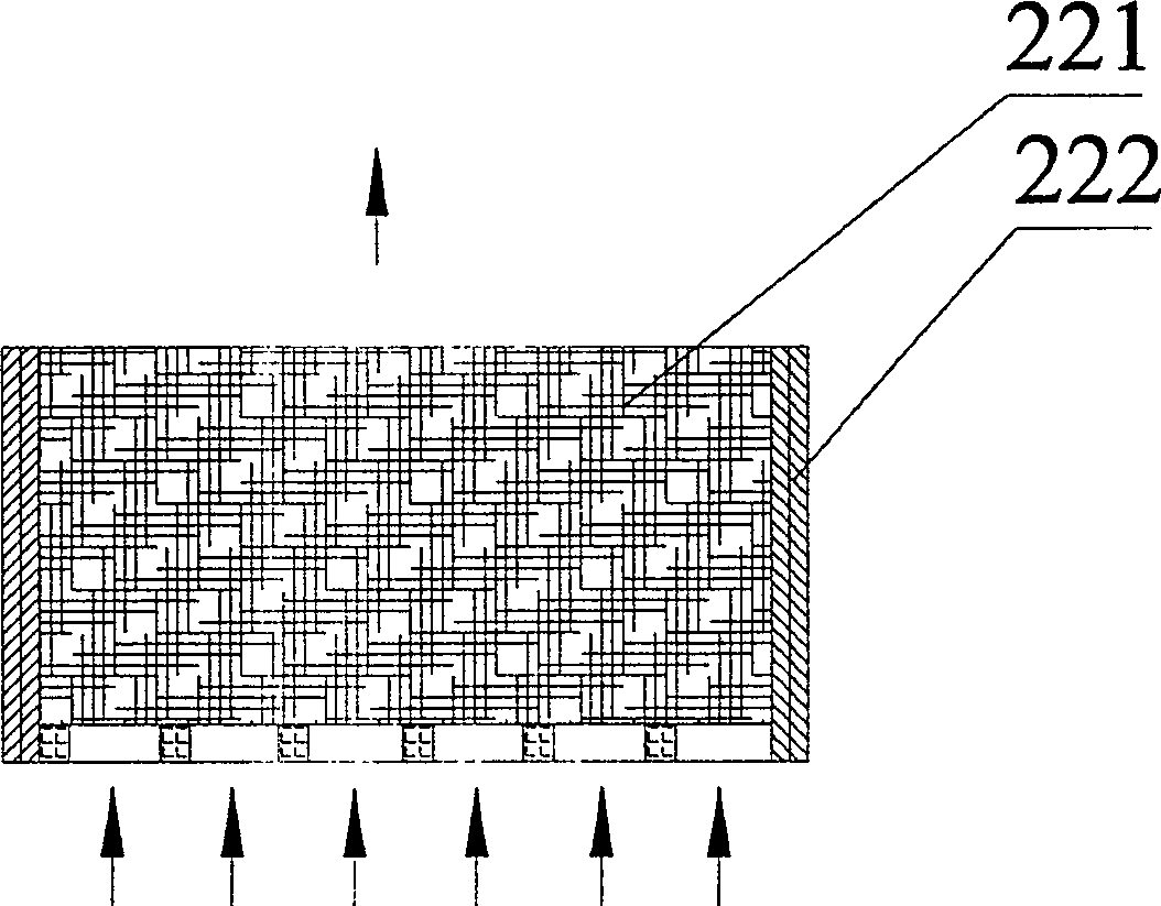 Cooking oil smoke degradation conversion device