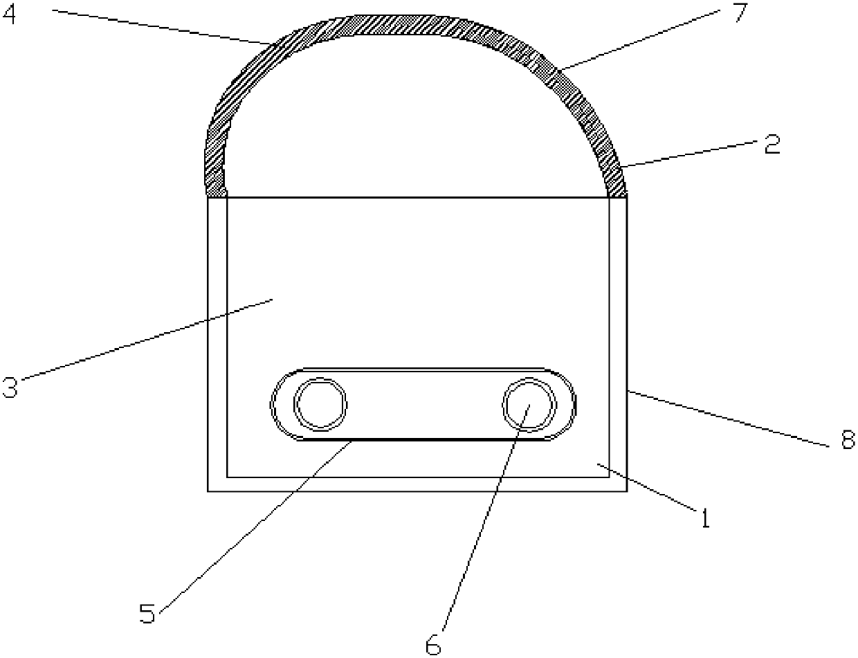 A chute type cutter structure