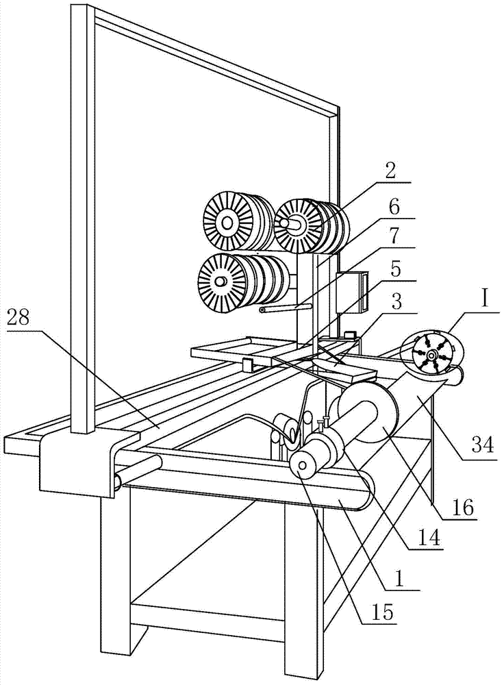 Glass filament winding machine