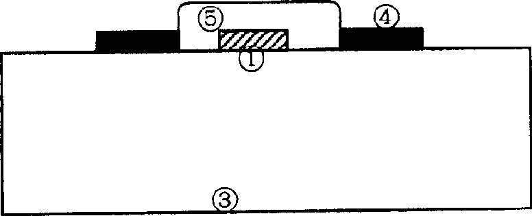 Method for manufacturing air bridge by composite glue electric-plating