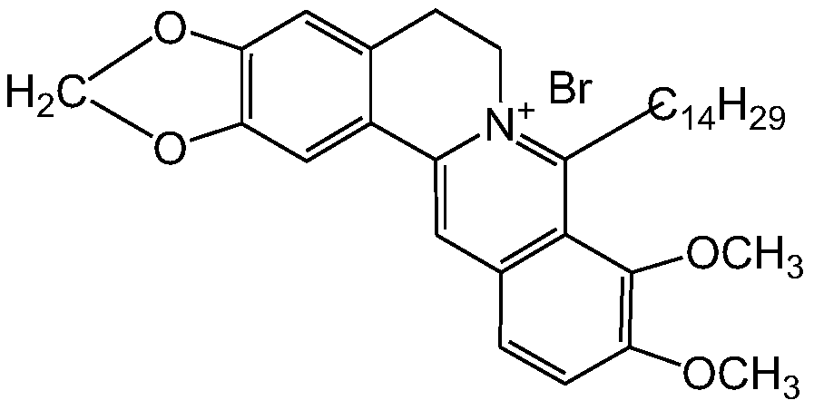 Application of 8-alkylberberine salt in the preparation of drugs for the prevention and treatment of lung cancer