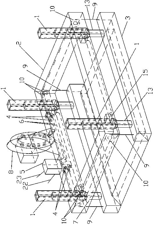 Parking lifting platform real-time fall prevention device