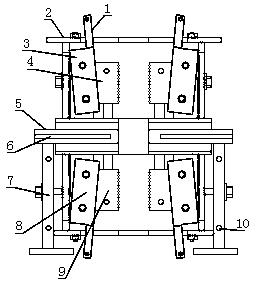 Bidirectional pulling safety tongs convenient to use