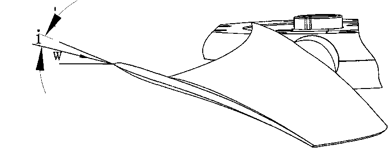 Axial flow wind wheel with improved blades