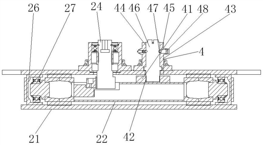 General assembly platform telescopic mechanism