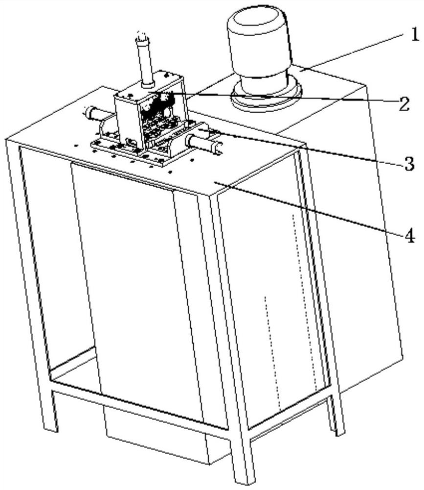 Novel multi-station valve element automatic cleaning device