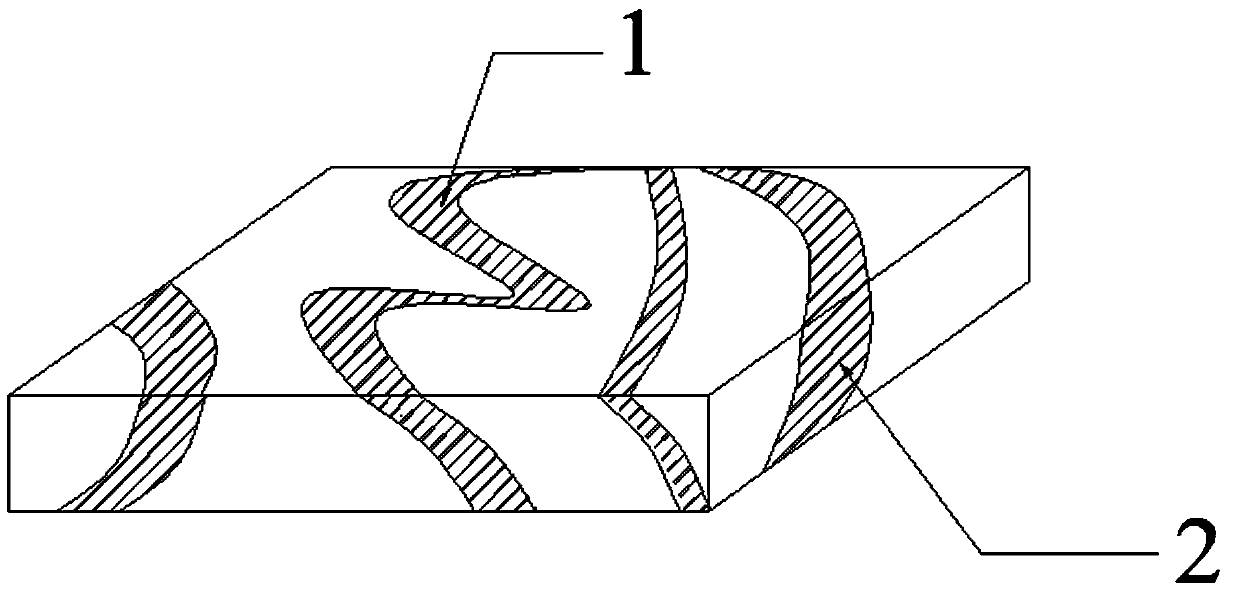 Full-digital decorative porcelain polished tile with anti-fouling and anti-slip functions and production method thereof