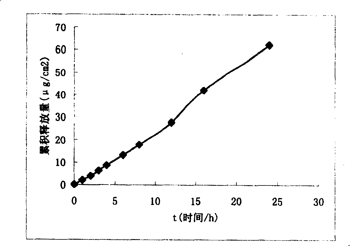 Aquogel type thiamazole plaster preparation