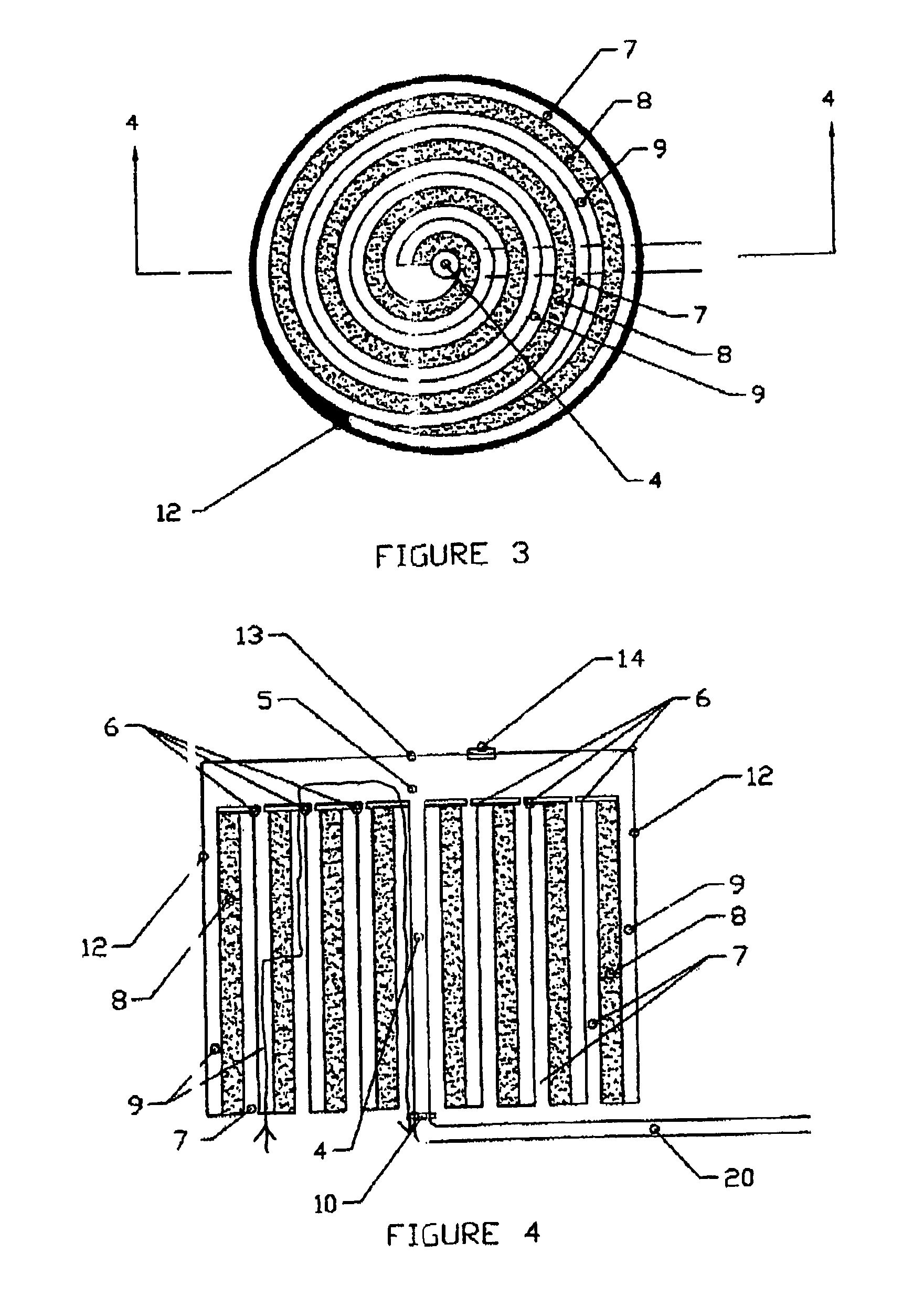 System for feeding a liquid fluid through a filter