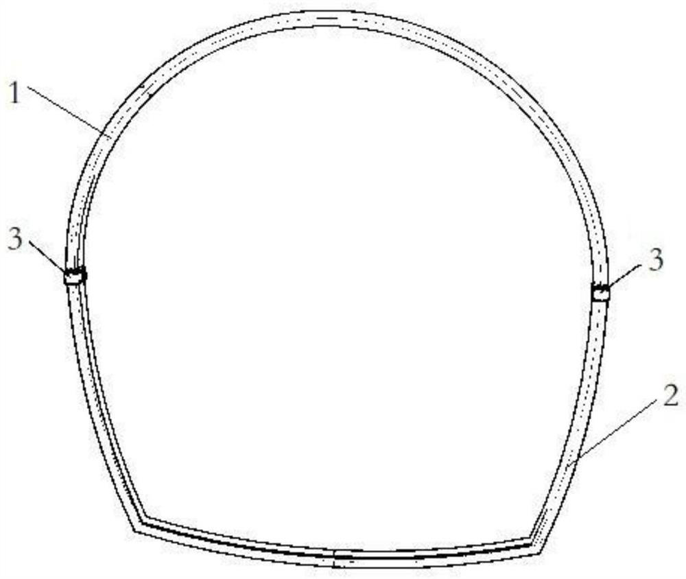 Self-adaptive stress tunnel primary support steel support structure and construction method thereof