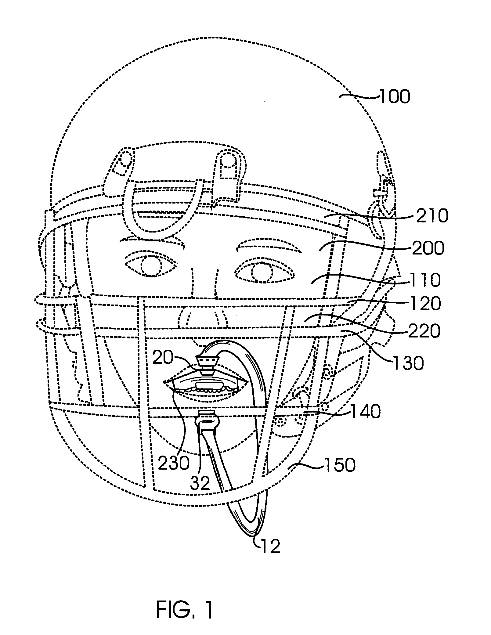 Double quick release mouth guard assembly